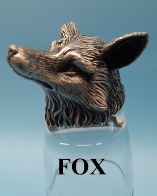 Animal Head Shot Glasses sets of 4 in gift box (Fox)
