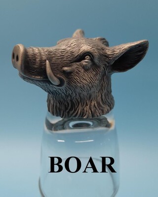 Animal Head Shot Glasses sets of 4 in gift box (Boar)