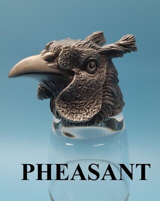 Animal Head Shot Glasses sets of 4 in gift box (Pheasant)