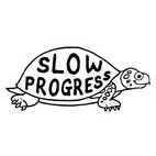 Slow Progress Rubber Stamp