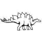 Stegosaurus Rubber Stamp