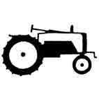 Tractor Rubber Stamp