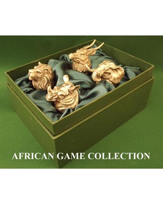 Animal Head Shot Glasses sets of 4 in gift box (African Collection)