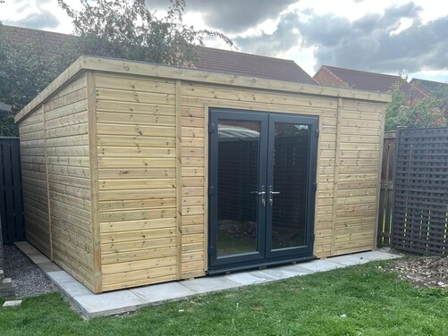 #PVC037 14x12 Pent Summer House