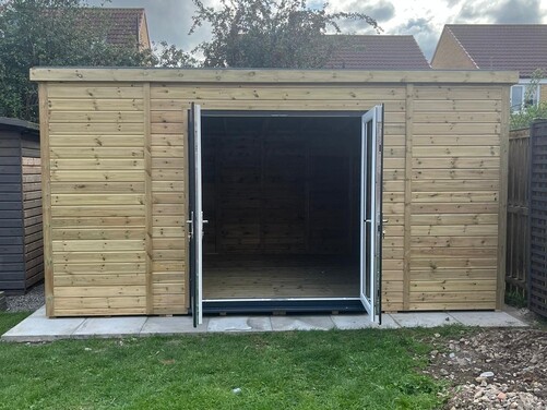 #PVC037 14x12 Pent Summer House