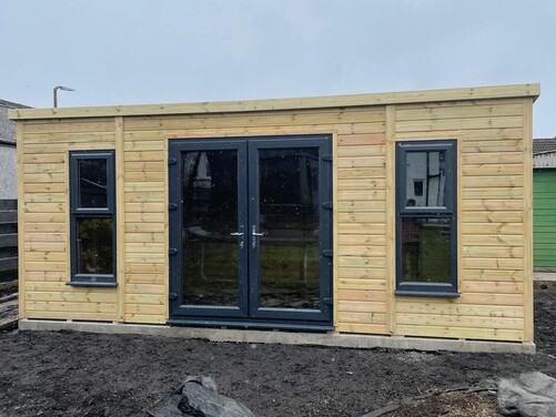 #PVC038 18x10 Pent Summer House