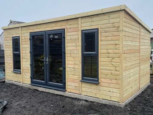 #PVC038 18x10 Pent Summer House