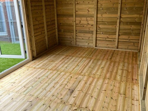 #PVC023 18x10 Pent Summer House