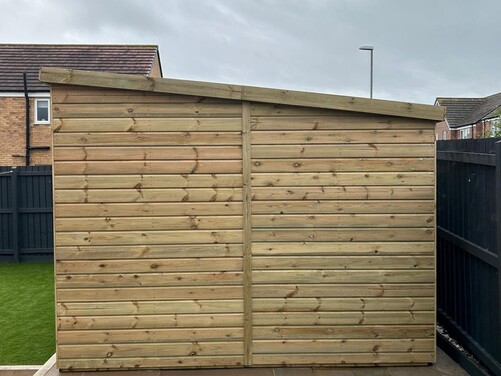 #PVC023 18x10 Pent Summer House