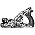 Wood Plane Rubber Stamp