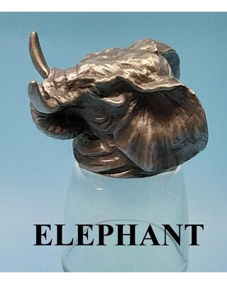 Animal Head Shot Glasses sets of 4 in gift box (Elephant)