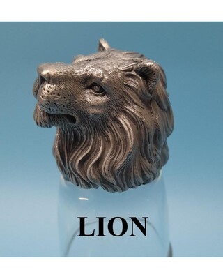 Animal Head Shot Glasses sets of 4 in gift box (Lion)