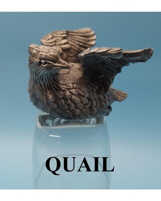 Animal Head Shot Glasses sets of 4 in gift box (Quail)