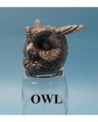 Animal Head Shot Glasses sets of 4 in gift box (Owl)