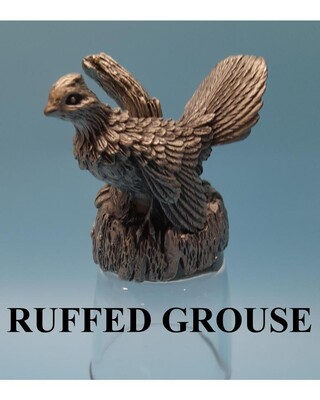 Animal Head Shot Glasses sets of 4 in gift box (Ruffed Grouse)