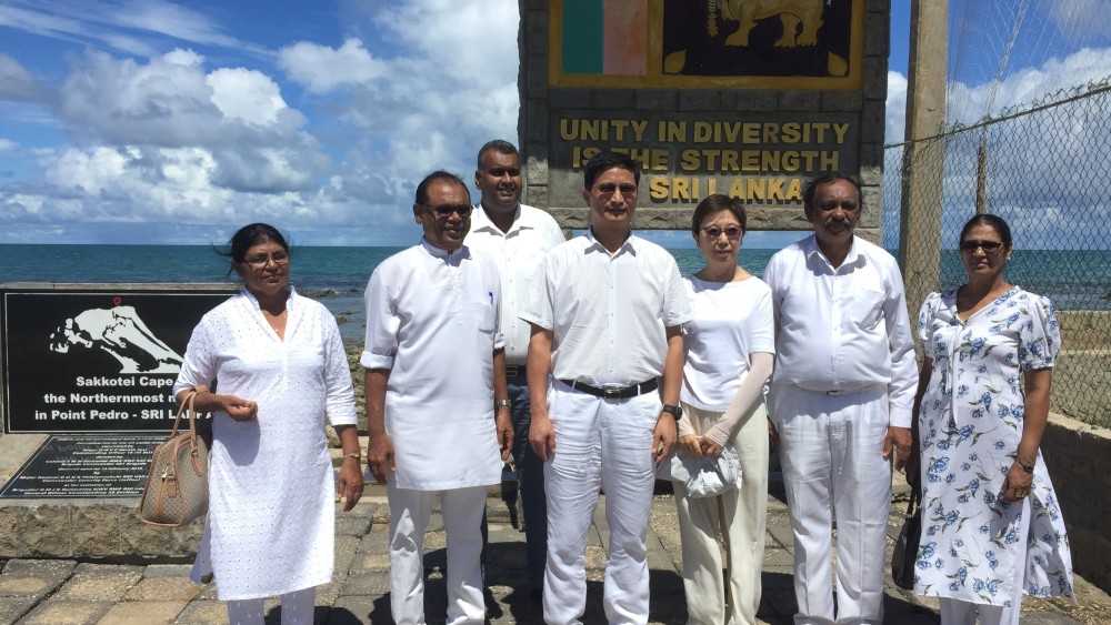 வடமாகாணத்திற்கு விஜயம் மேற்கொண்ட சீன தூதுவர்