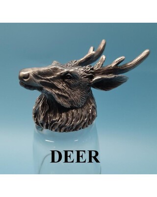 Animal Head Shot Glasses sets of 2 in gift box (Deer)