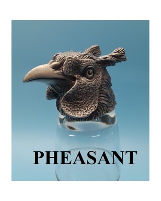 Animal Head Shot Glasses sets of 2 in gift box (Pheasant)