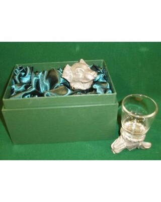 Animal Head Shot Glasses sets of 2 in gift box (Labrador)