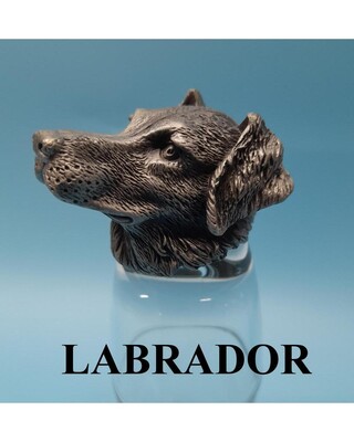 Animal Head Shot Glasses sets of 2 in gift box (Labrador)