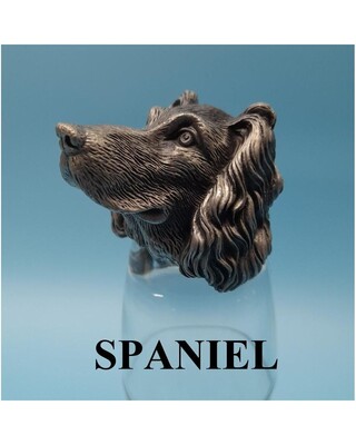 Animal Head Shot Glasses sets of 2 in gift box (Spaniel)