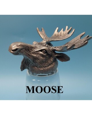 Animal Head Shot Glasses sets of 2 in gift box (Moose)