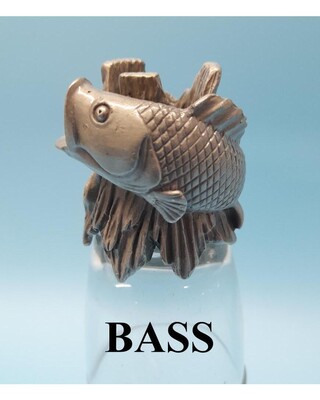 Animal Head Shot Glasses sets of 2 in gift box (Lrg. Mouth Bass)