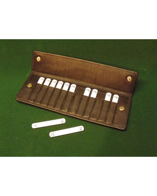 White wipe clean Peg finders with personalised initials