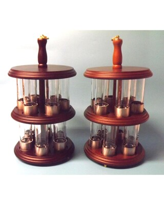 Antiqued Pewter shot glasses x 12 numbered as peg markers