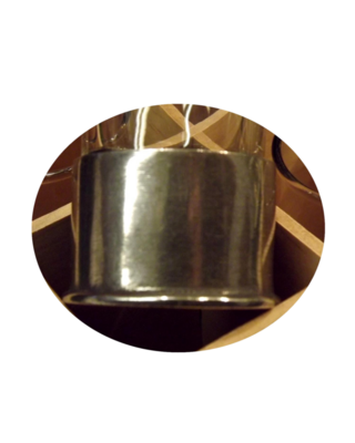 Polished Pewter shot glasses x 12 numbered as peg markers