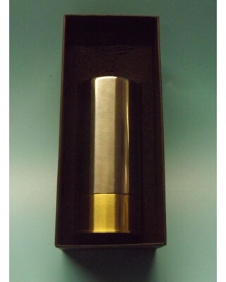 Cartridge shaped hip flask