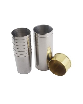Cartridge shaped cup holder and 9 numbered cups