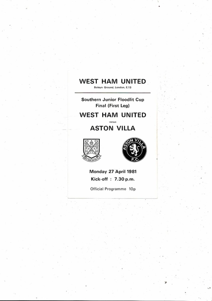 Latest Football Programmes to be listed today