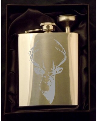 Polished finish 7 oz with deer head