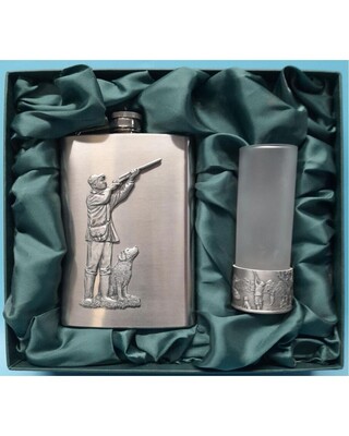 Shooter Flask & Glass Gift Set