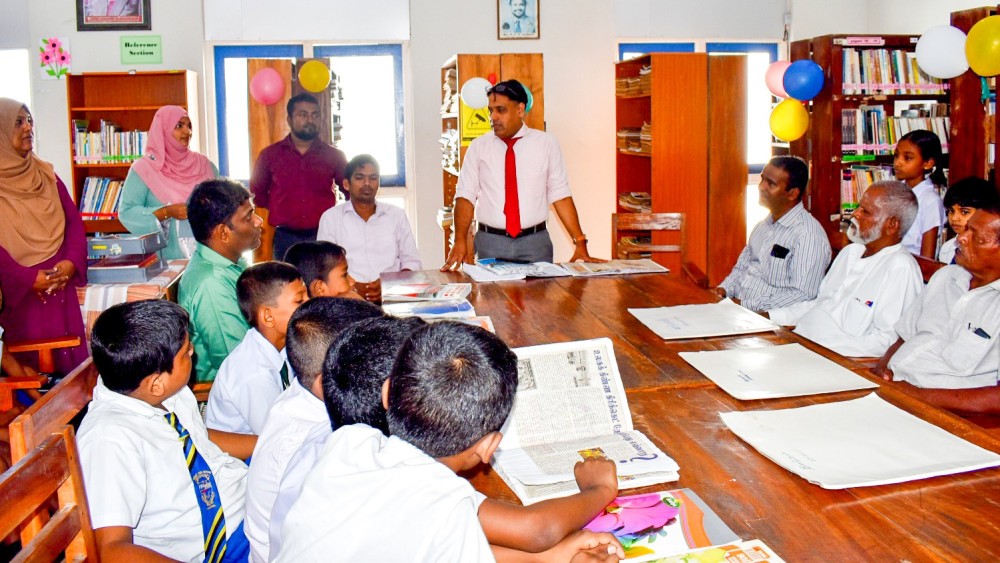 கல்முனை நூலகத்தில் மாணவர்களுக்கான சிறப்பு நிகழ்வு