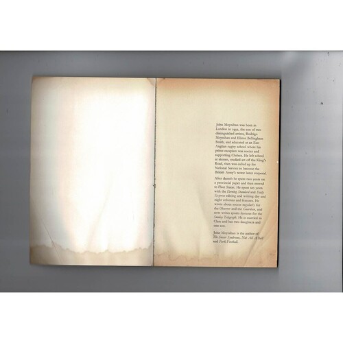 Football Fever by John Moynihan's Softback Edition Football Book 1974