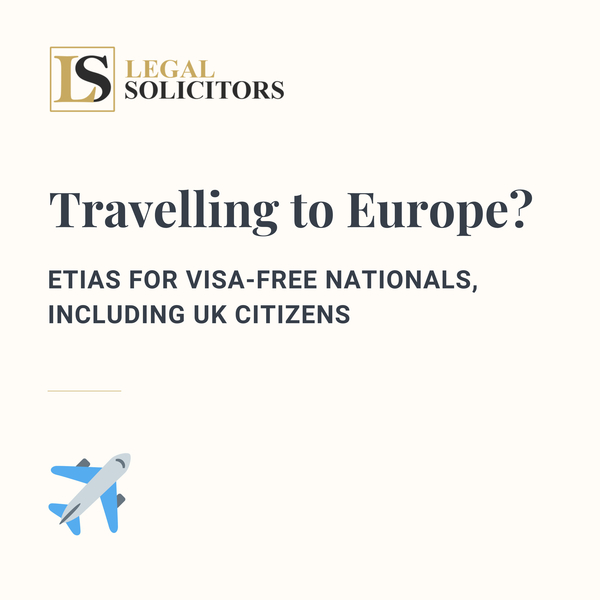 Travelling to Europe? ETIAS for visa-free nationals, including UK Citizens 