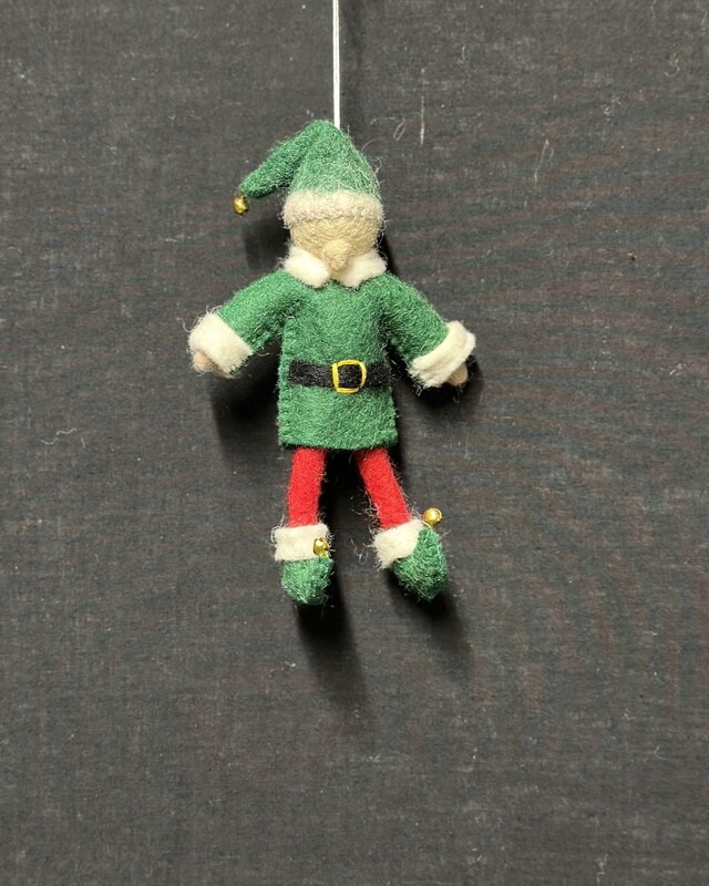Christmas elf with boots