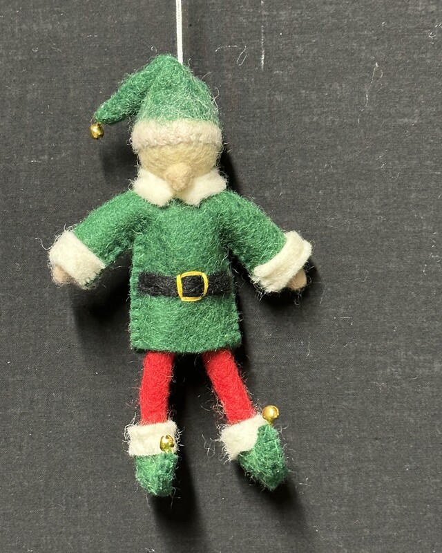 Christmas elf with boots