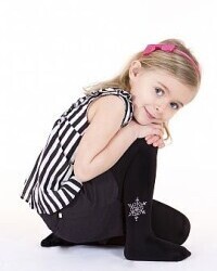 Swarovski Snowflake Crystal Tights