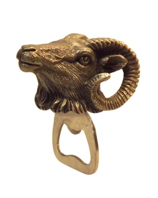 Long Horn Ram Head Bottle Openers