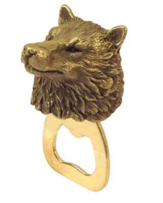 Wolf Head Bottle Openers