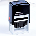Plastic cased self-inking
