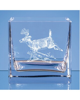 Small Bowl Running Deer