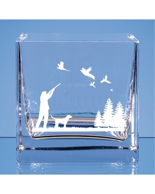 Small Bowl Pheasant Shooting Scene