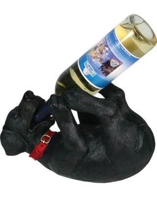 Black Labrador Wine Bottle Holder