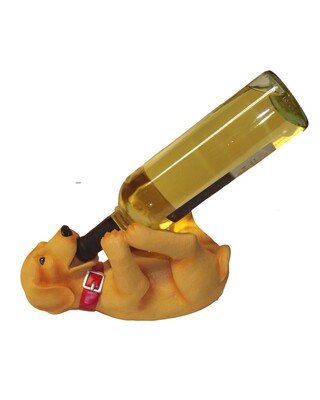 Yellow Labrador Wine Bottle Holder