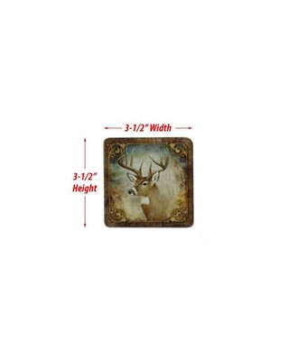 Deer Coaster Set 4 pc