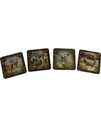 Deer Coaster Set 4 pc